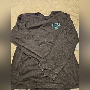 Gray Long Sleeve Women's Tee